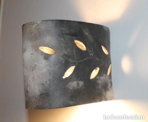 Artesan&iacute;a: LAMPARA DE CERAMICA BLANCA - Foto 3