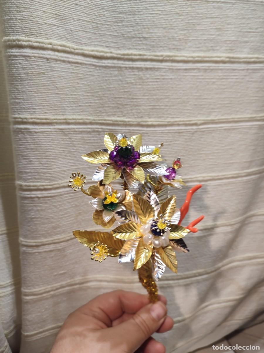 Artesan&iacute;a: Ramillete flores talco - Foto 2