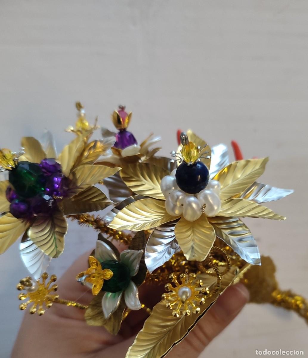 Artesan&iacute;a: Ramillete flores talco - Foto 3