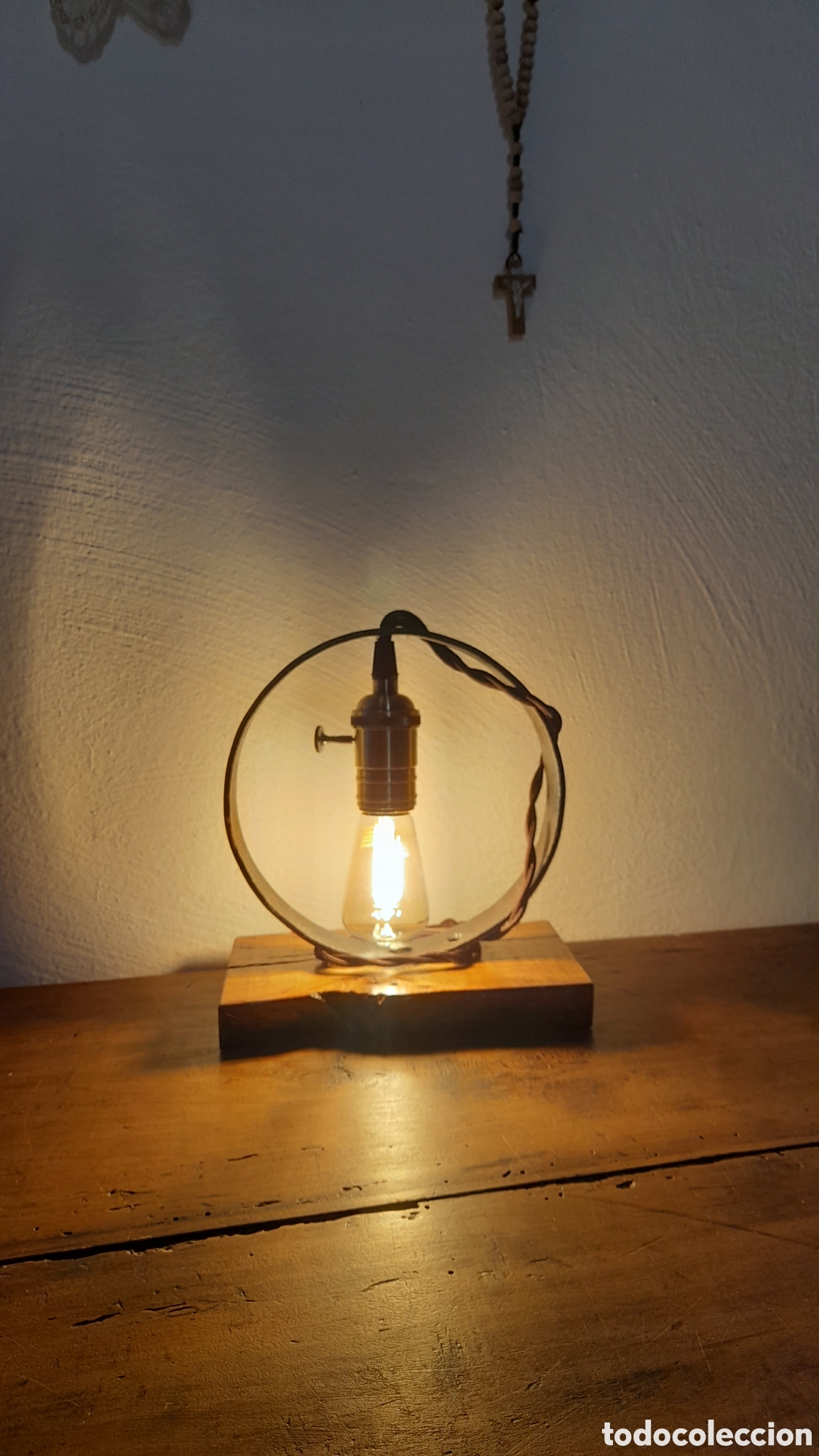 Artesan&iacute;a: Lampada rustica da tavolo - Foto 7