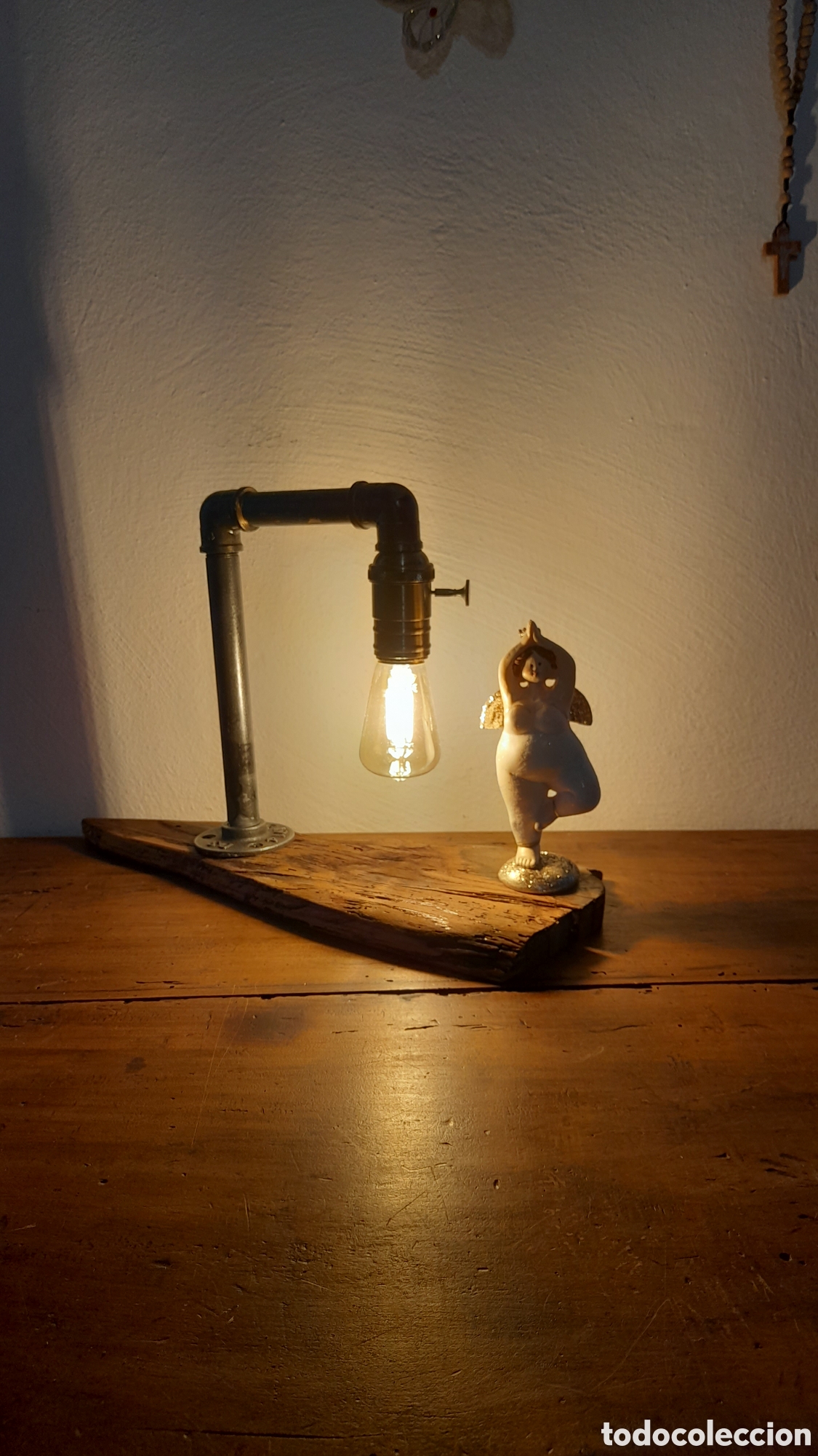Artesan&iacute;a: Lampada rustica fatta a mano - Foto 2