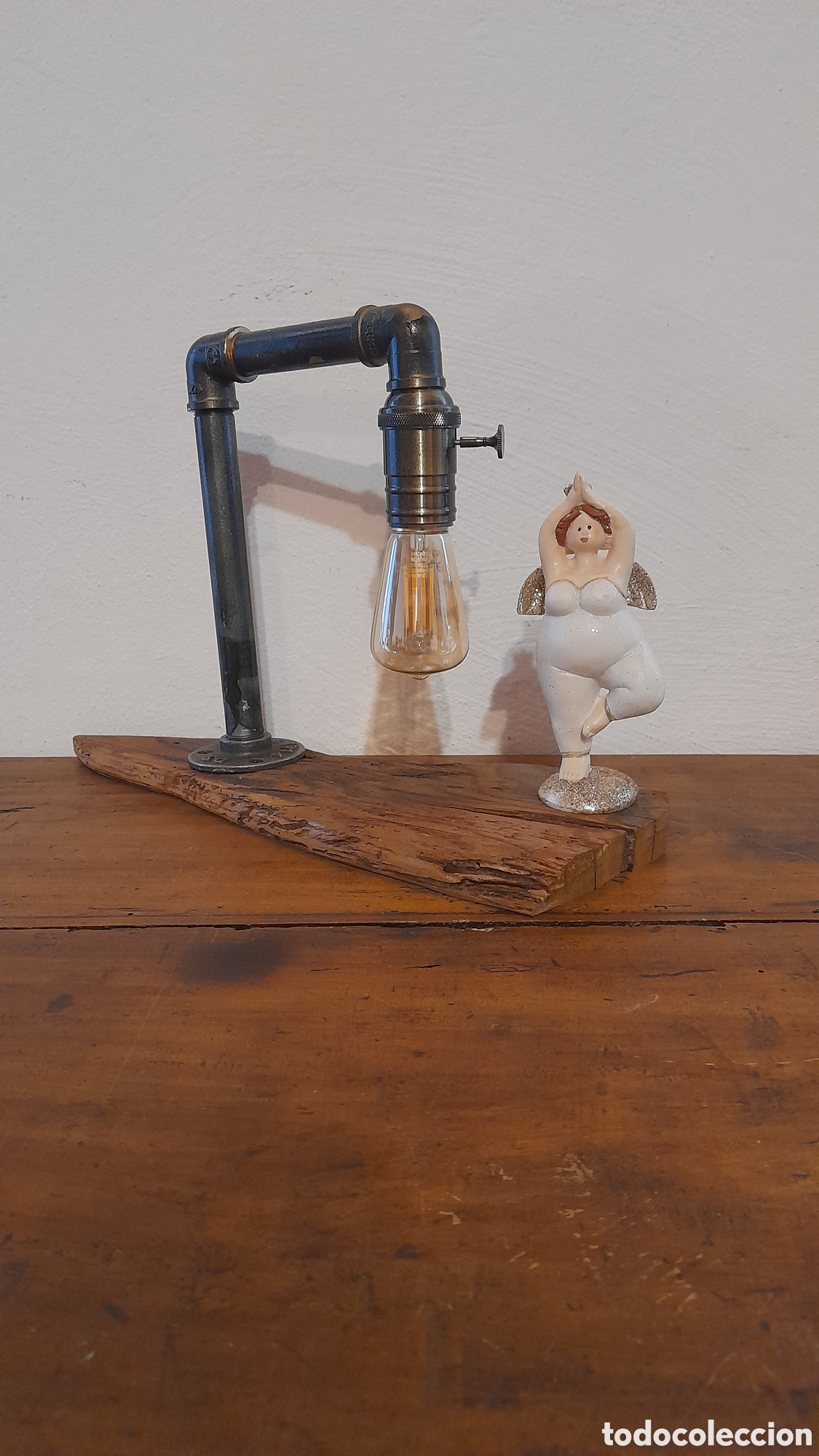 Artesan&iacute;a: Lampada rustica fatta a mano - Foto 3