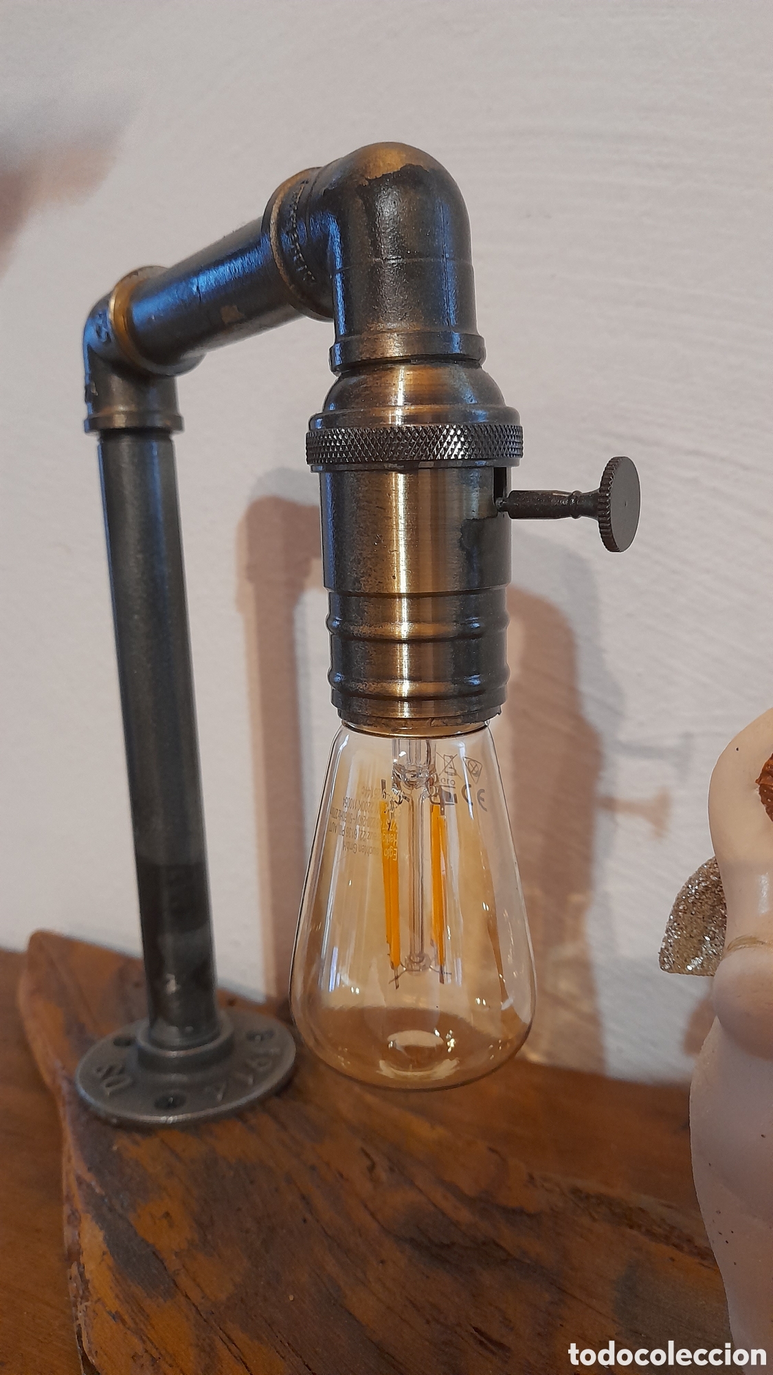 Artesan&iacute;a: Lampada rustica fatta a mano - Foto 4