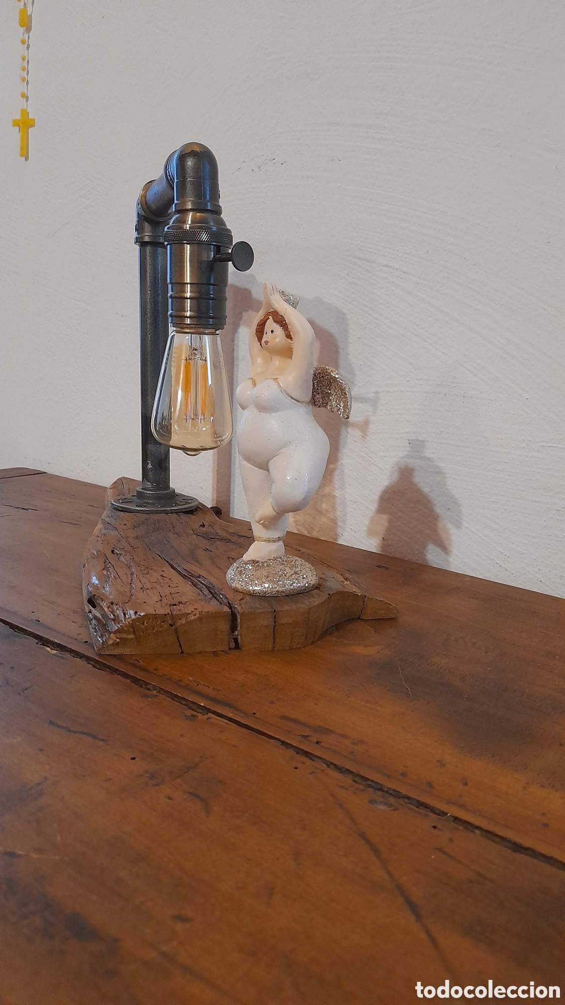 Artesan&iacute;a: Lampada rustica fatta a mano - Foto 6