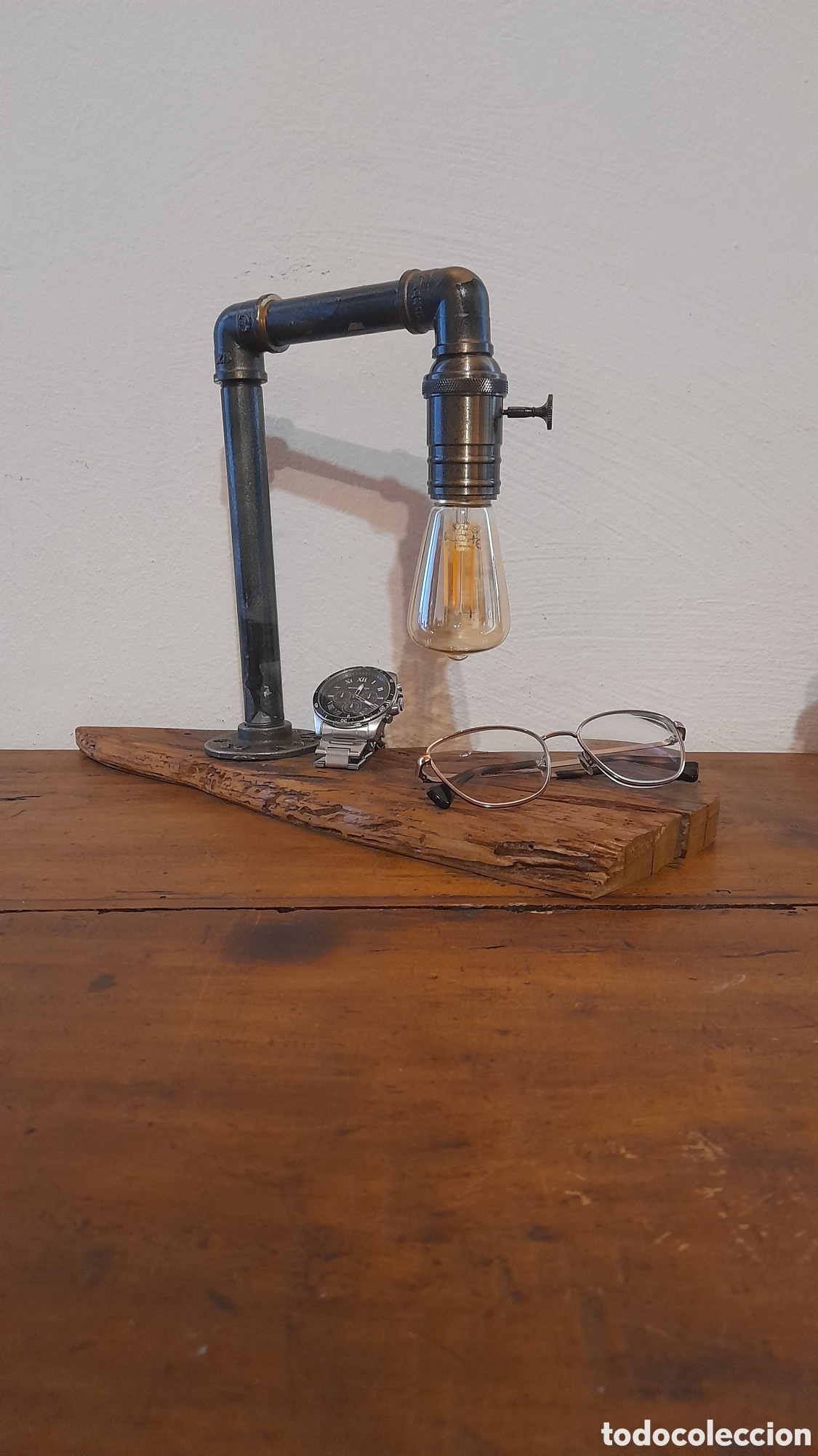 Artesan&iacute;a: Lampada rustica fatta a mano - Foto 7