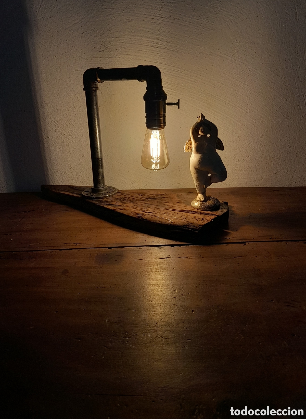 Artesan&iacute;a: Lampada rustica fatta a mano - Foto 1