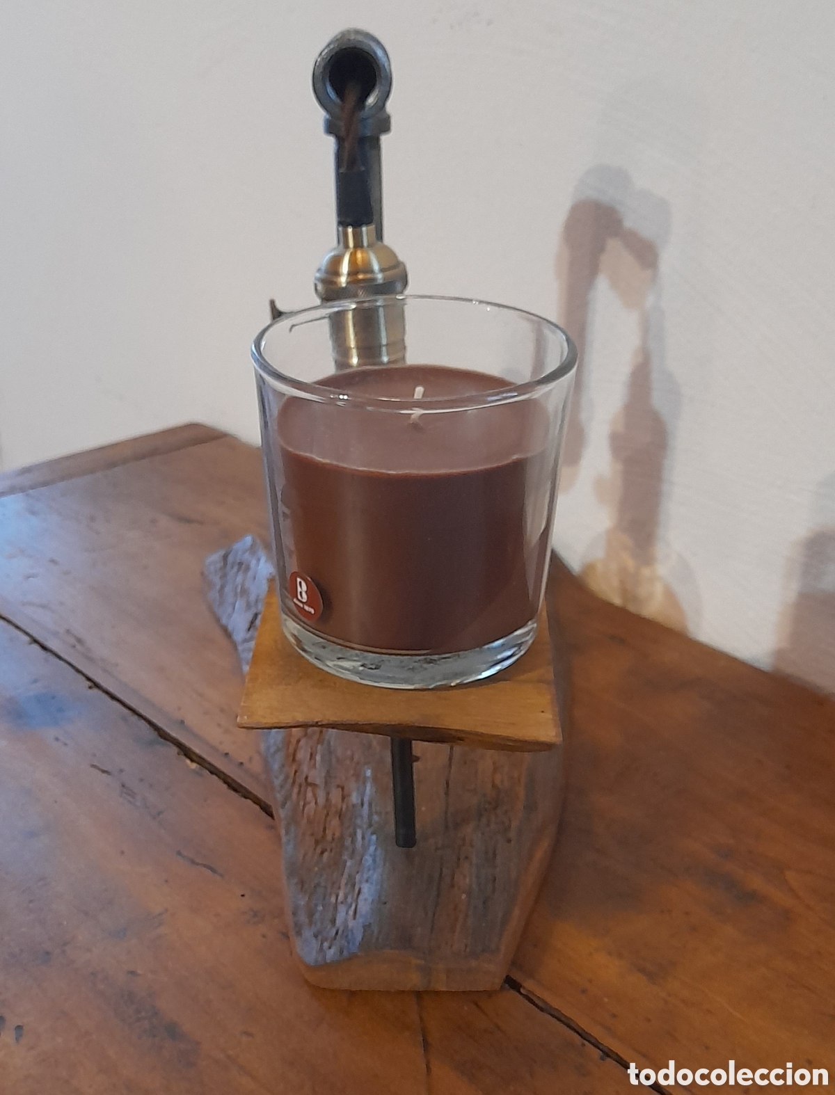 Artesan&iacute;a: Lampada rustica da tavolo - Foto 4