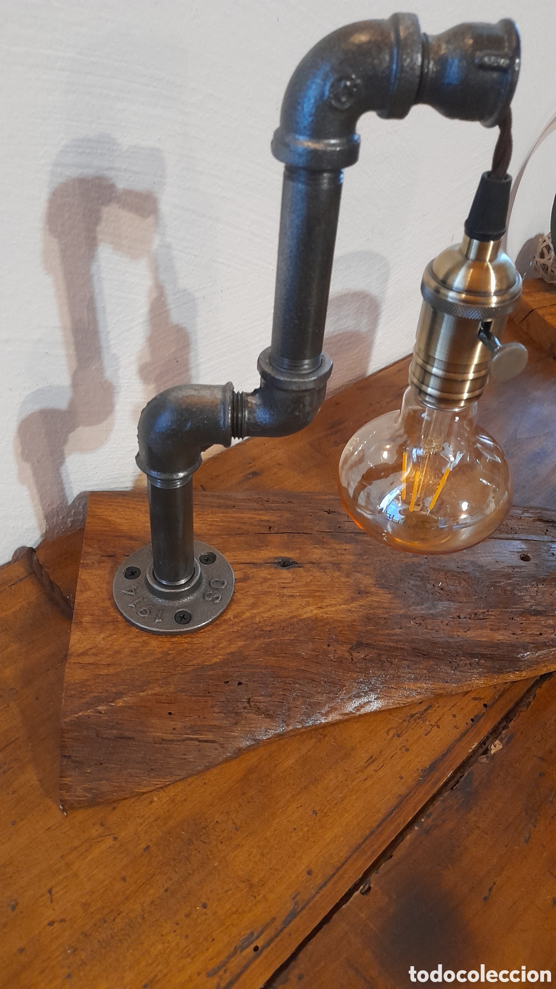 Artesan&iacute;a: Lampada rustica da tavolo - Foto 5