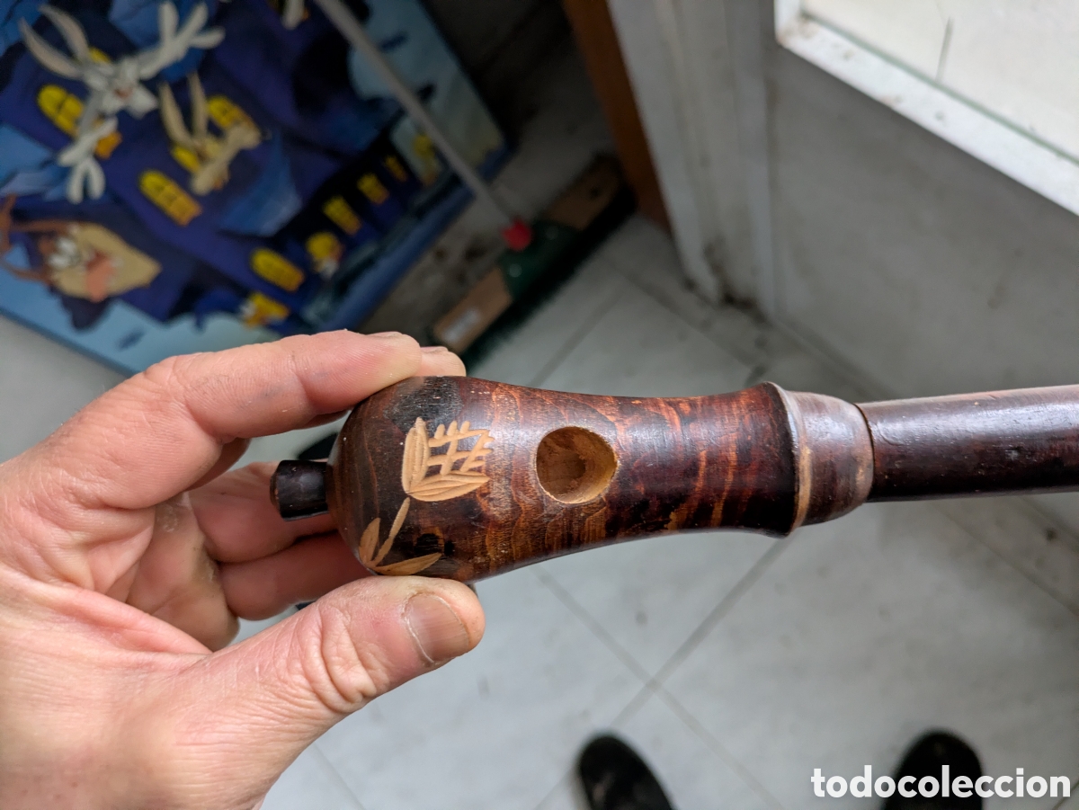Artesan&iacute;a: Pipa madera tallada sin usa - Foto 2