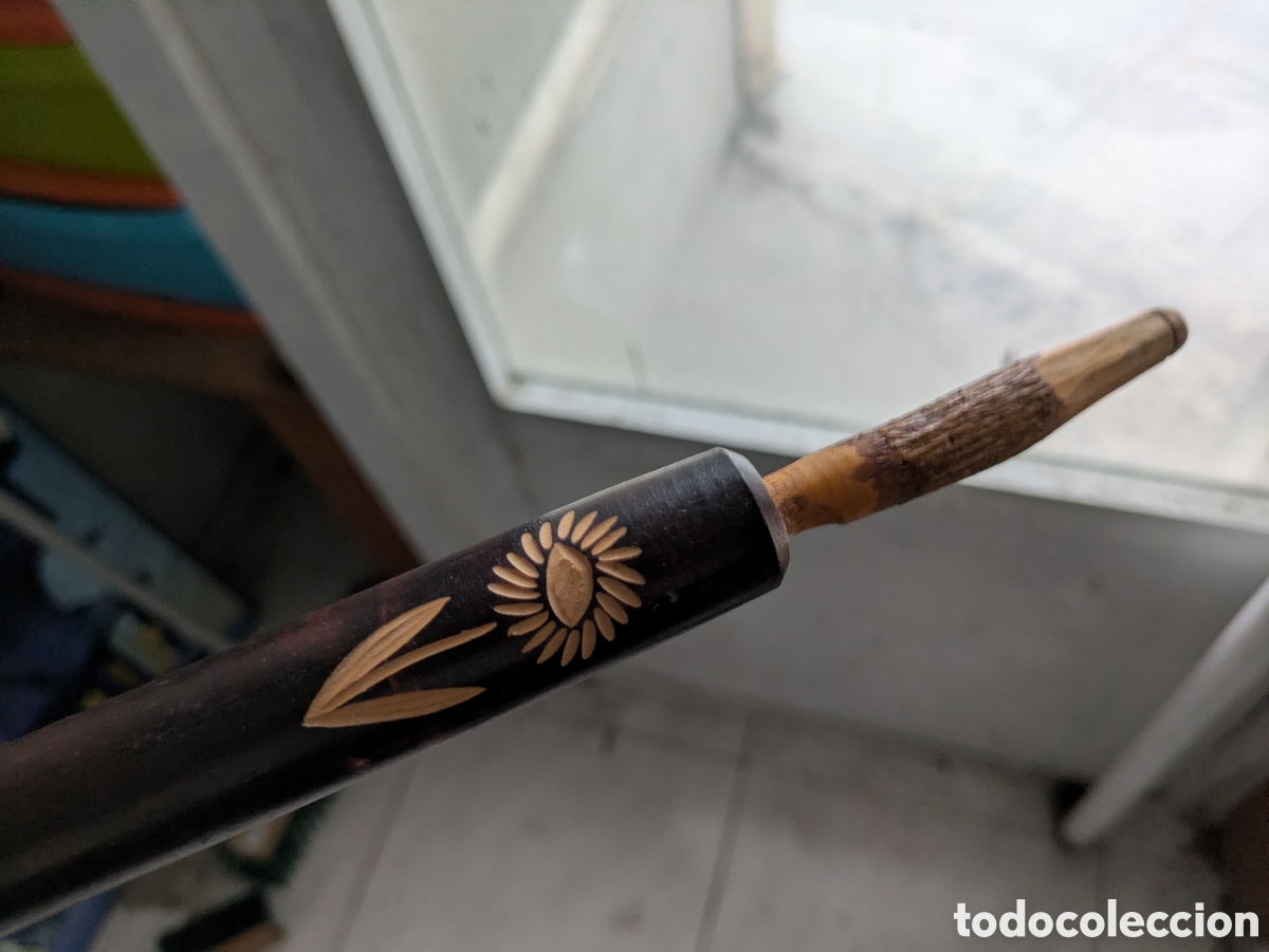 Artesan&iacute;a: Pipa madera tallada sin usa - Foto 3