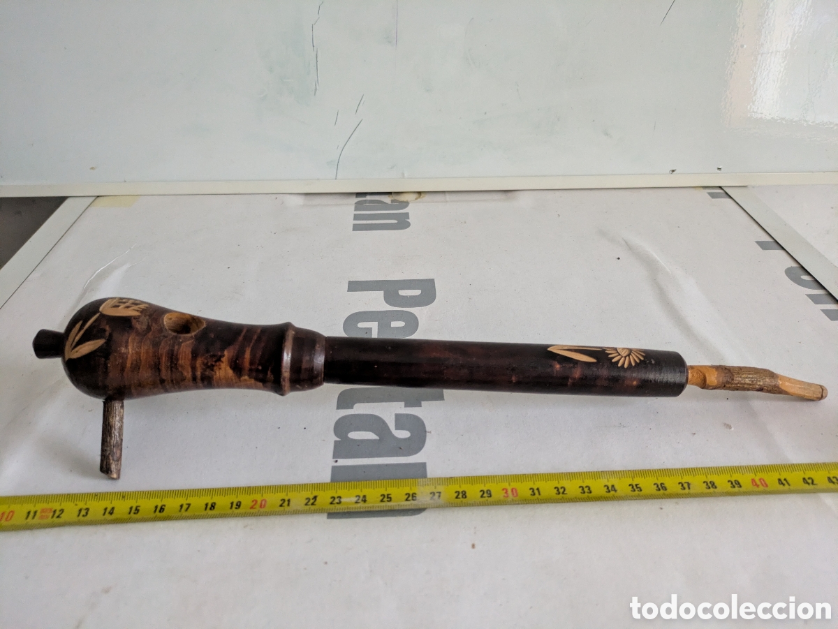 Artesan&iacute;a: Pipa madera tallada sin usa - Foto 1