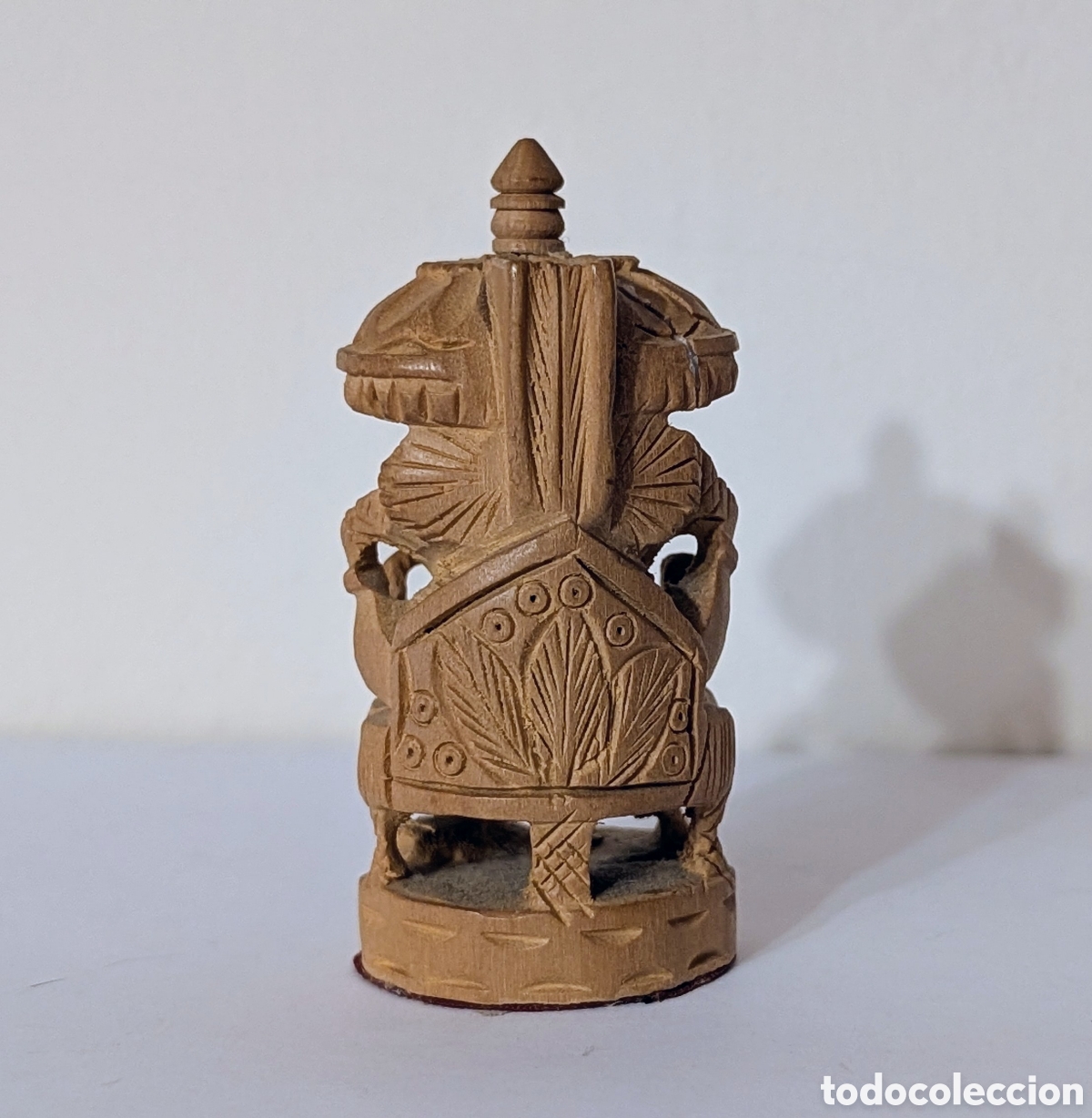 Artesan&iacute;a: Elefante de madera tallada de Ganesha - Foto 3