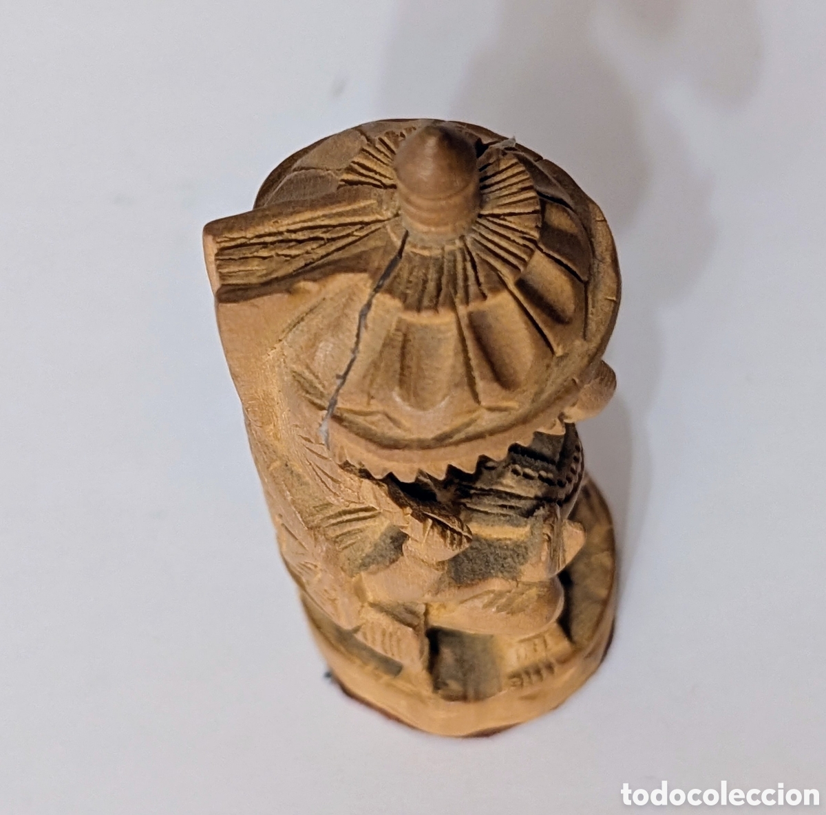 Artesan&iacute;a: Elefante de madera tallada de Ganesha - Foto 6