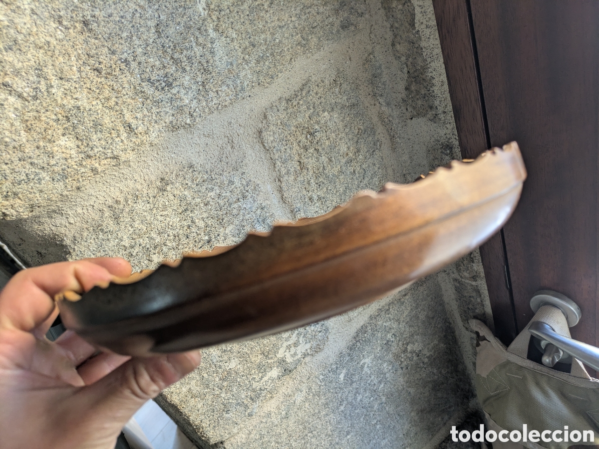 Artesan&iacute;a: Plato madera tallado - Foto 2