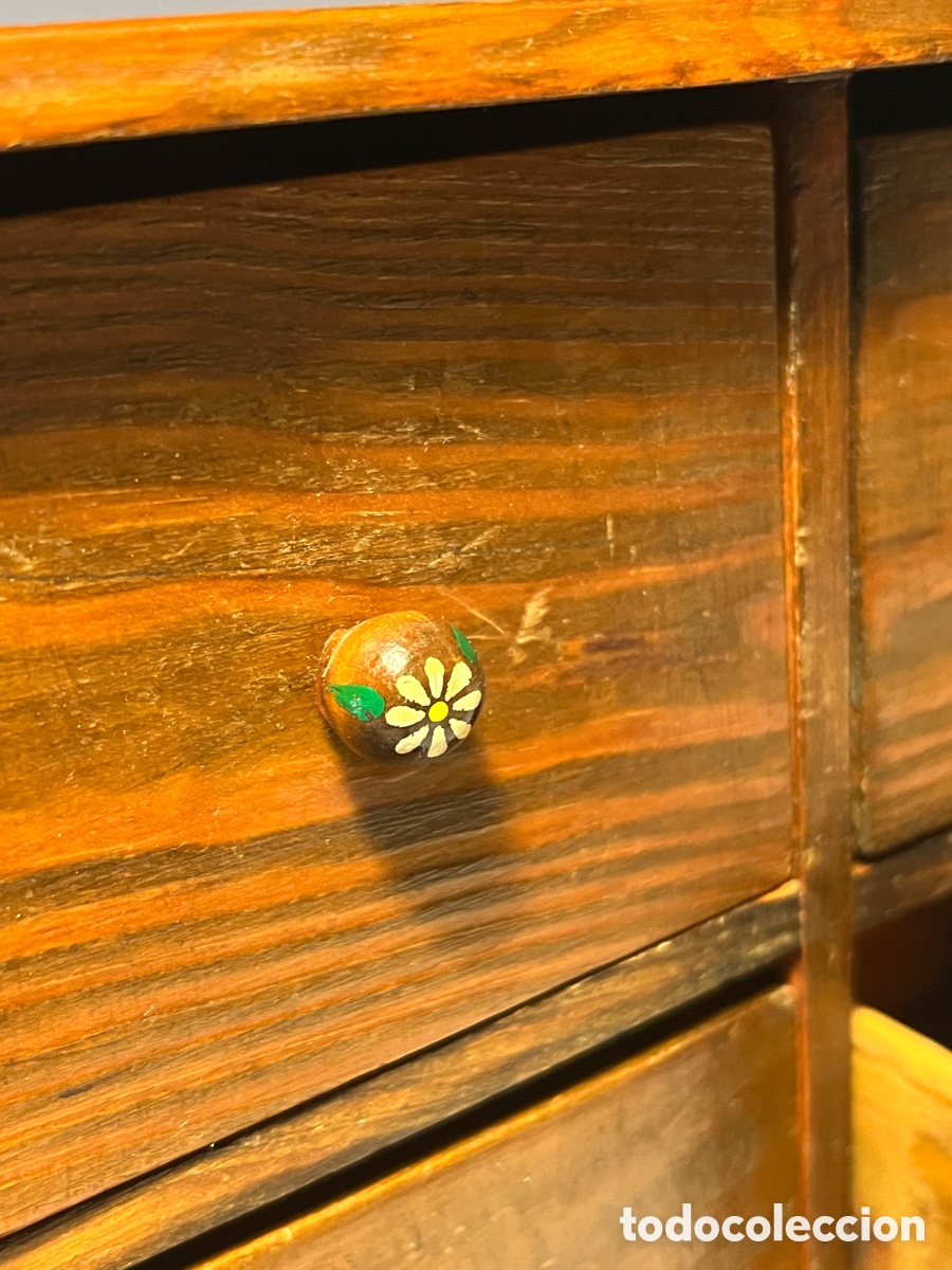 Artesan&iacute;a: Conjunto de Espejo y Joyero de Madera - Foto 6