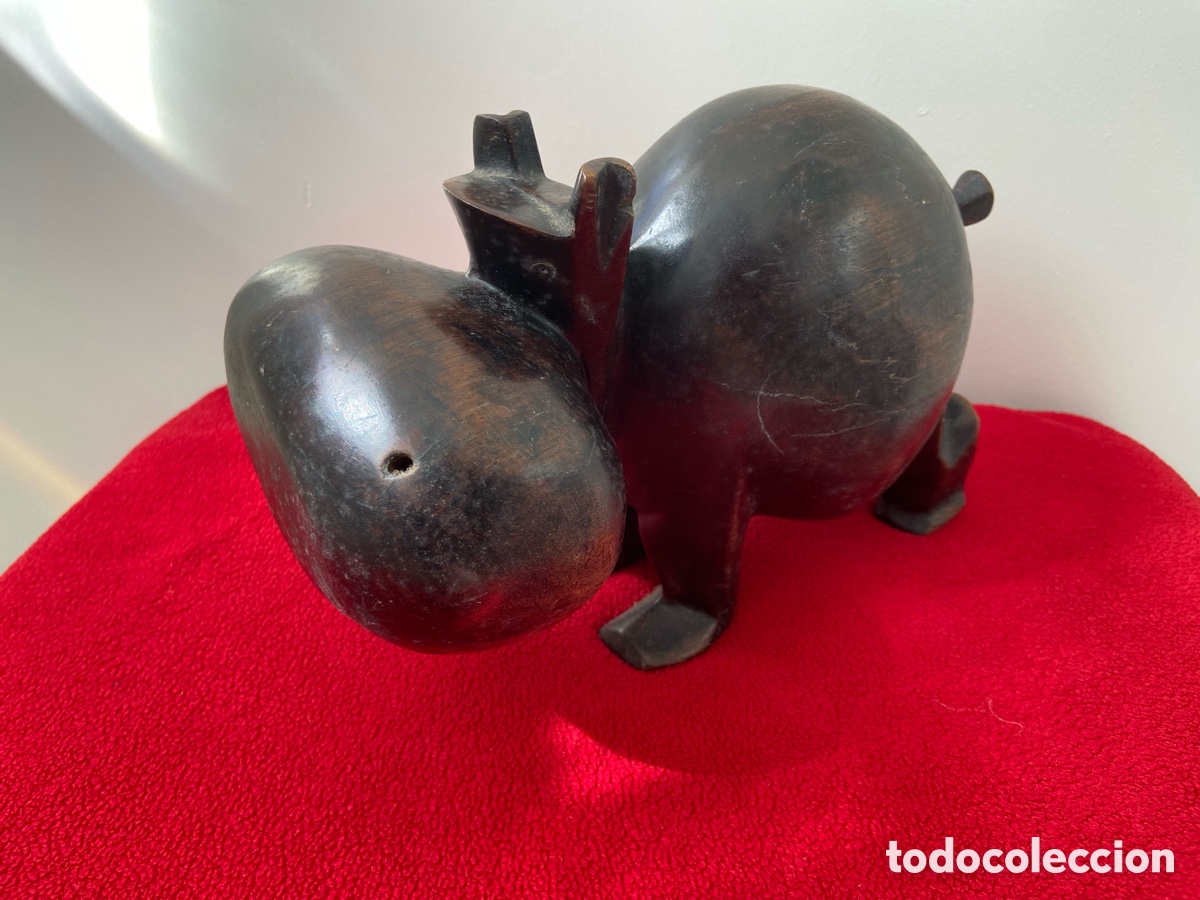 Artesan&iacute;a: Talla hipop&oacute;tamo madera, pesado - Foto 1