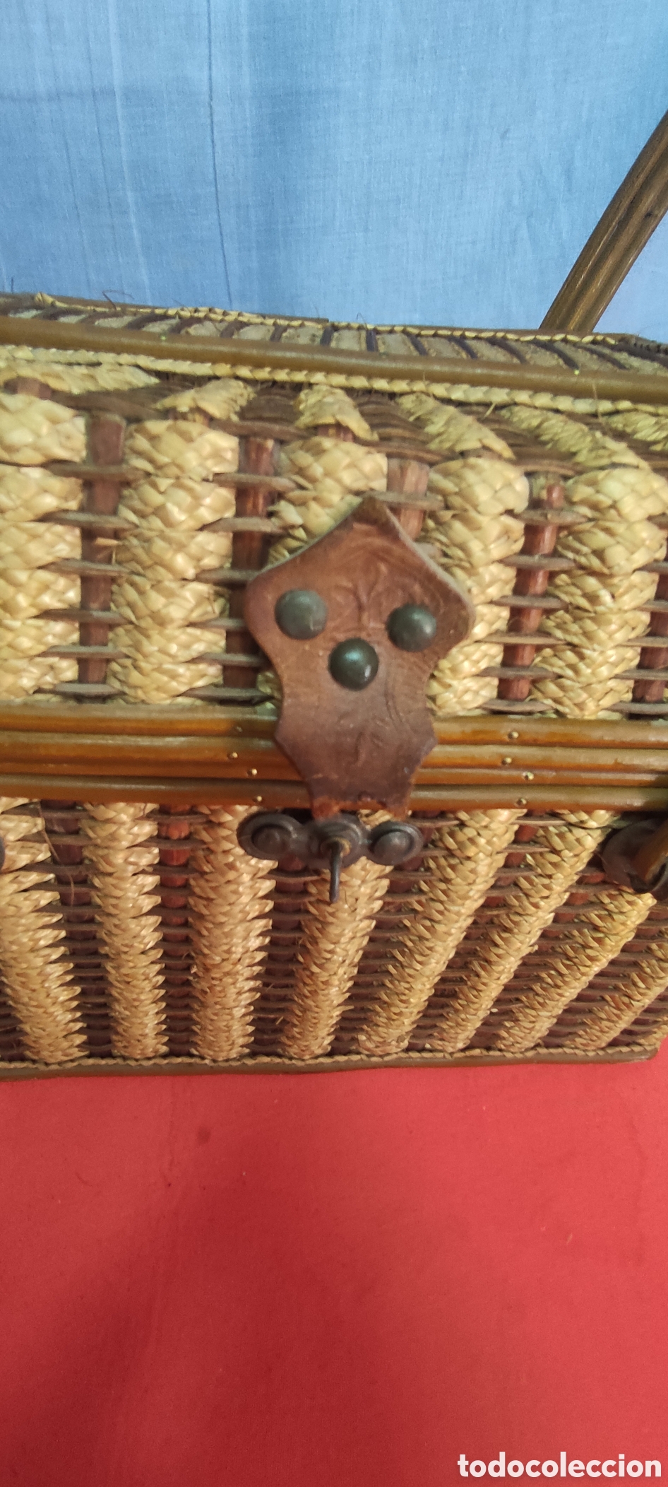 Artesan&iacute;a: Cesta de picnic de mimbre - Foto 5