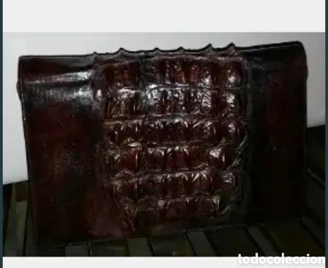 Artesan&iacute;a: Bolso piel de cocodrilo