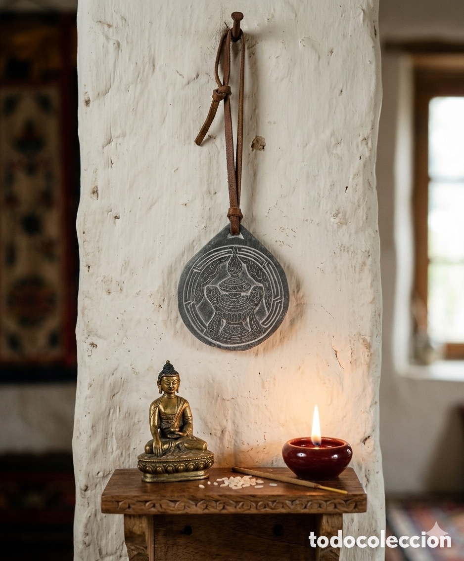 Artesan&iacute;a: Amuleto budista tallado en piedra