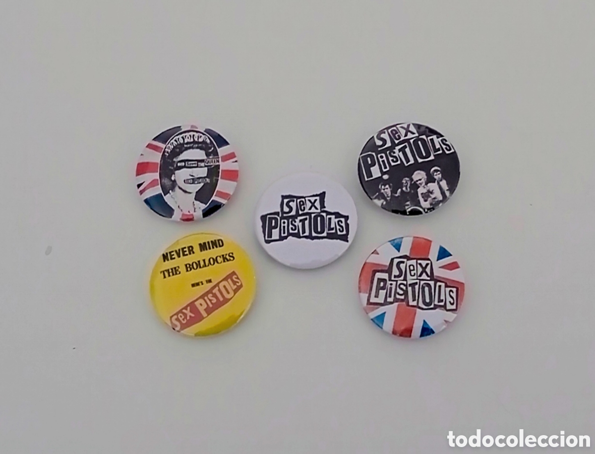 Artesan&iacute;a: SEX PISTOLS - Lote de chapas