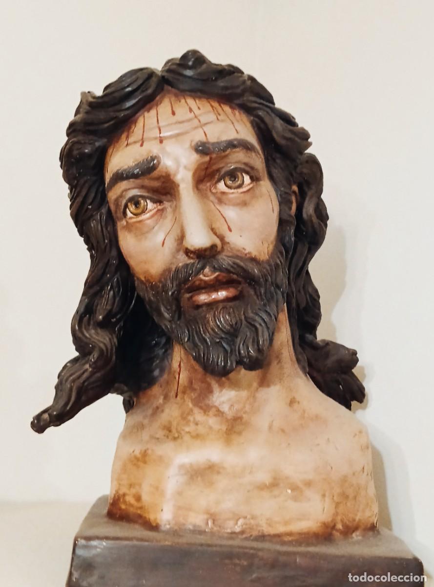 Artesan&iacute;a: Busto de cristo realizada mano tama&ntilde;o natural en perfecto estado