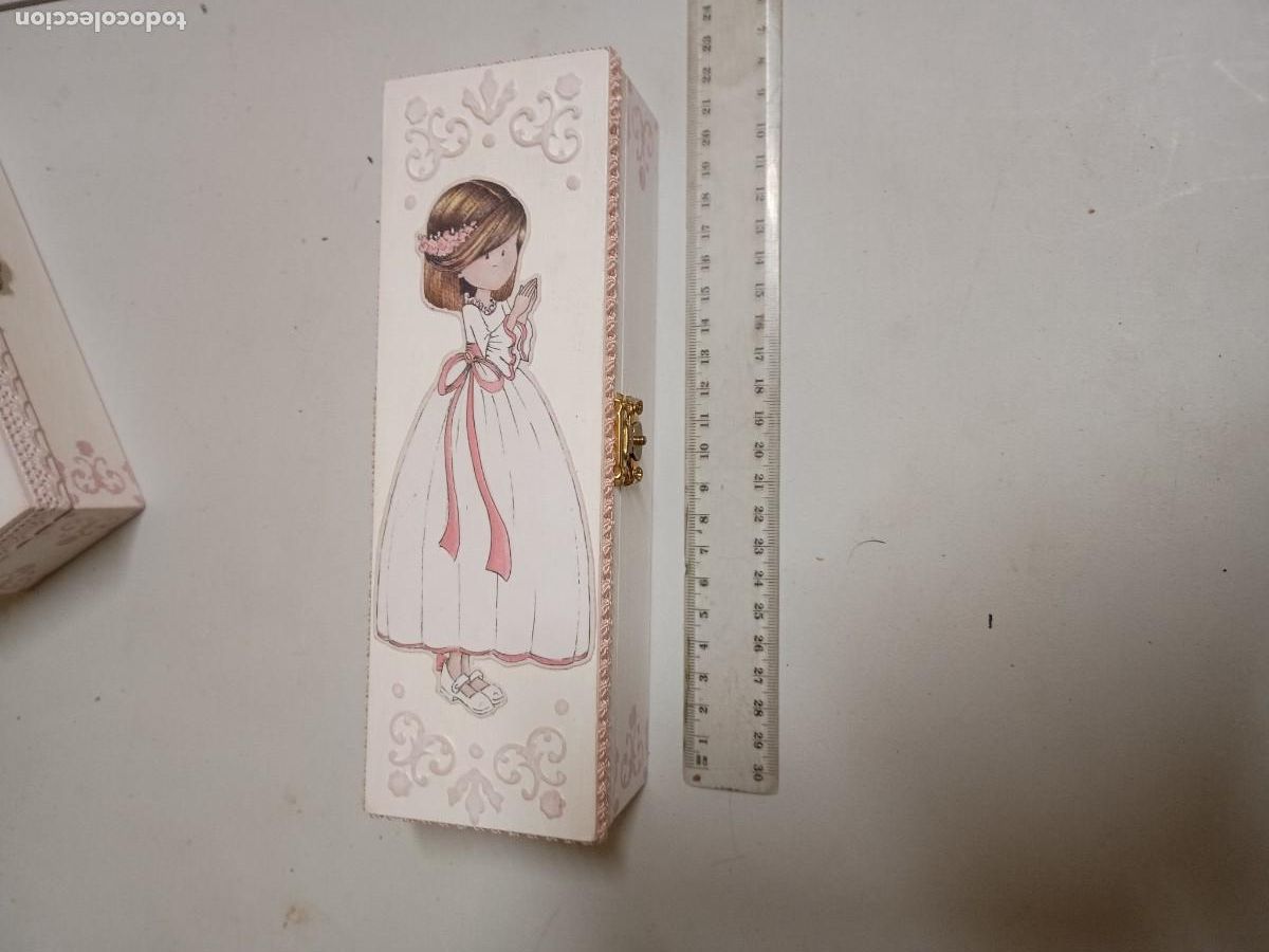 Artesan&iacute;a: caja decorada de comuni&oacute;n II.