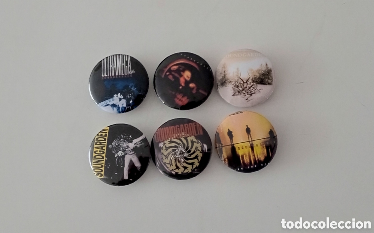 Artesan&iacute;a: SOUNDGARDEN - Lote de chapas portadas discos LP