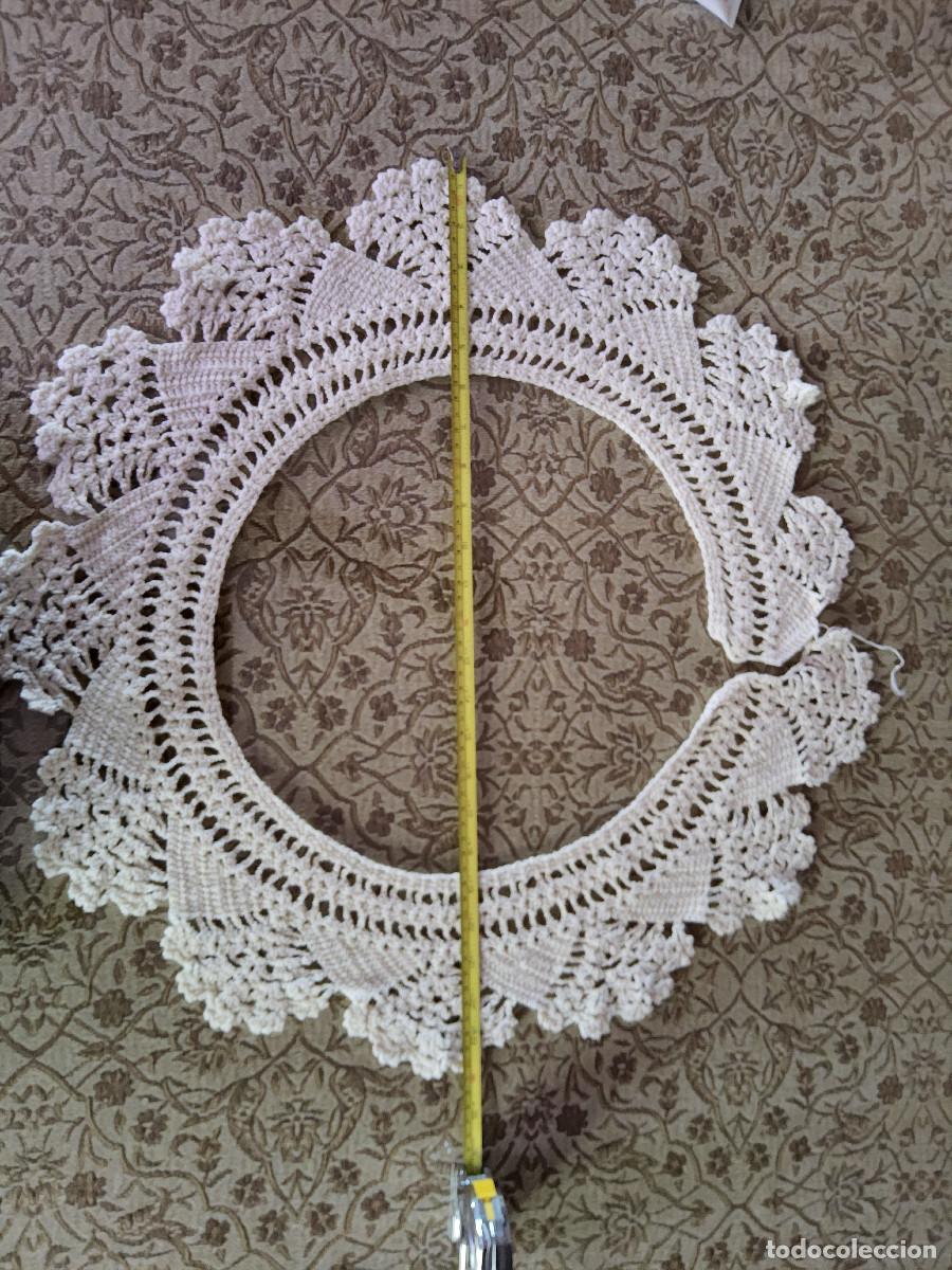 Artesan&iacute;a: CENEFA DE GANCHILLO ARTESANAL 60 CM di&aacute;metro