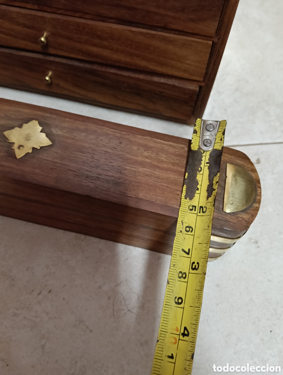 Artesan&iacute;a: Escribano y estuche de madera - Foto 9