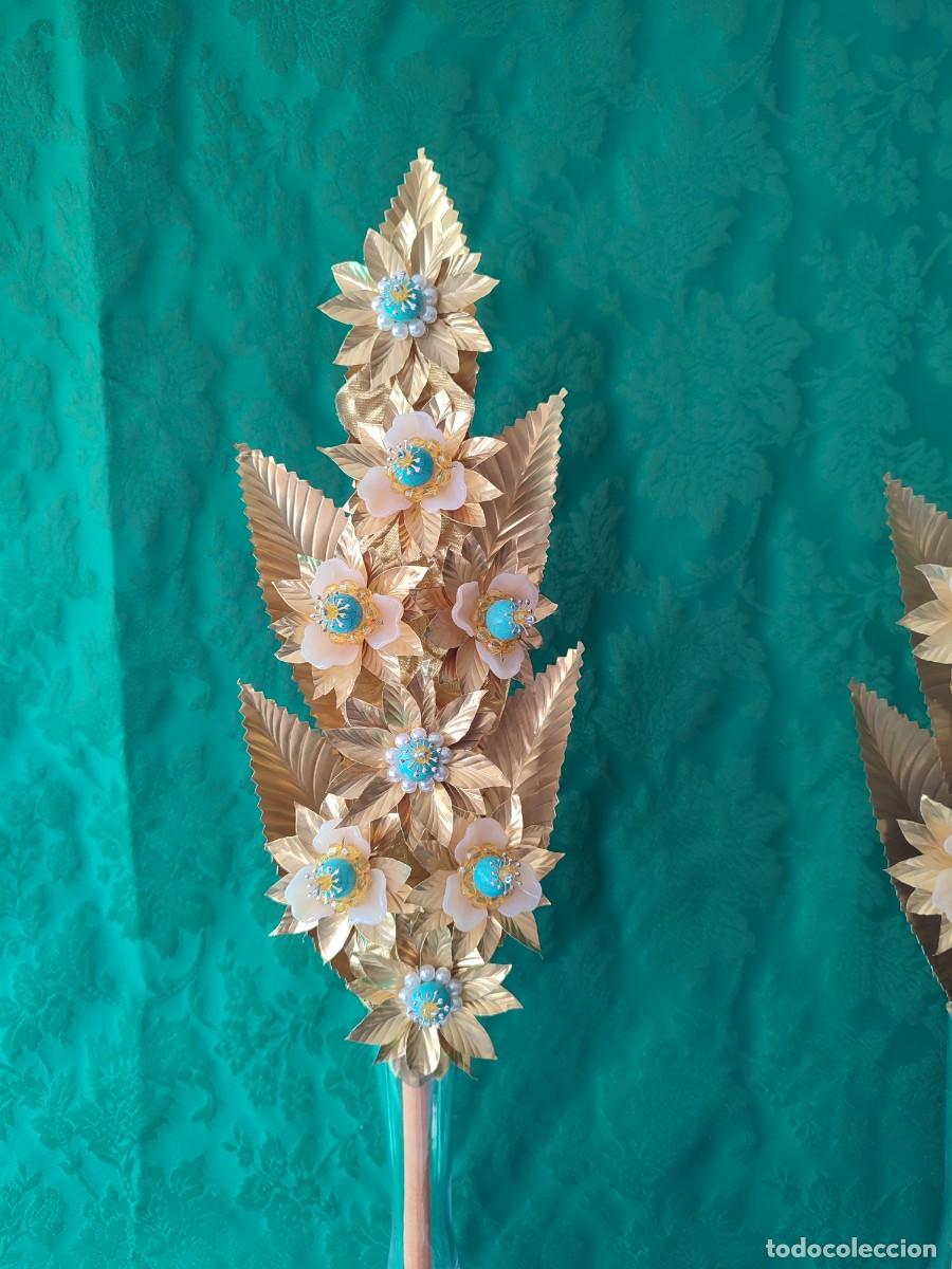 Artesan&iacute;a: Pareja ramos flores talco - Foto 4