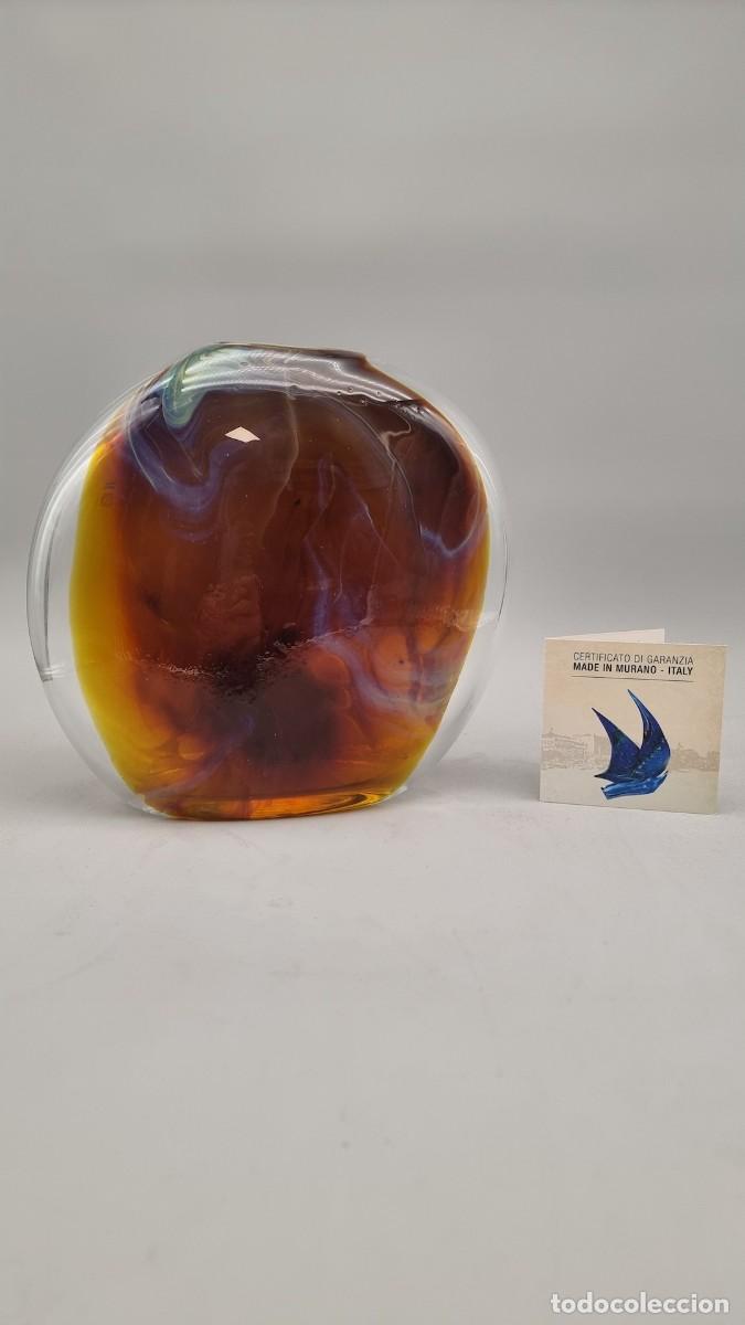 Artesan&iacute;a: Jarr&oacute;n de Murano original firmado por Enrico Cammozzo con certificado.