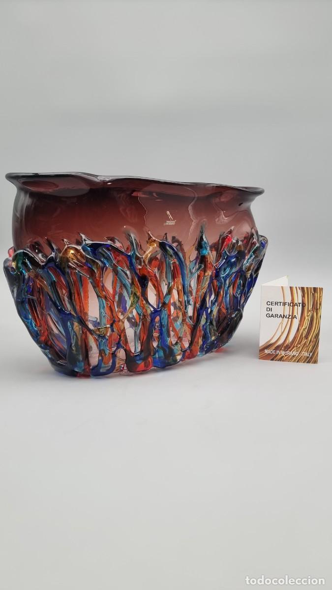 Artesan&iacute;a: Sergio Costantini - Jarr&oacute;n - Vidrio de Murano - Original firmado - 4 kg