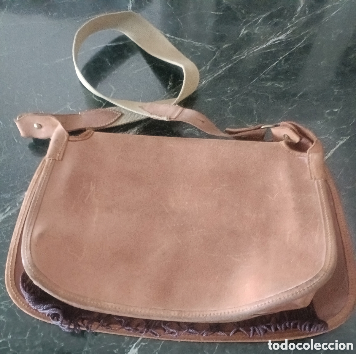 Artesan&iacute;a: Morral o mochila de caza de piel