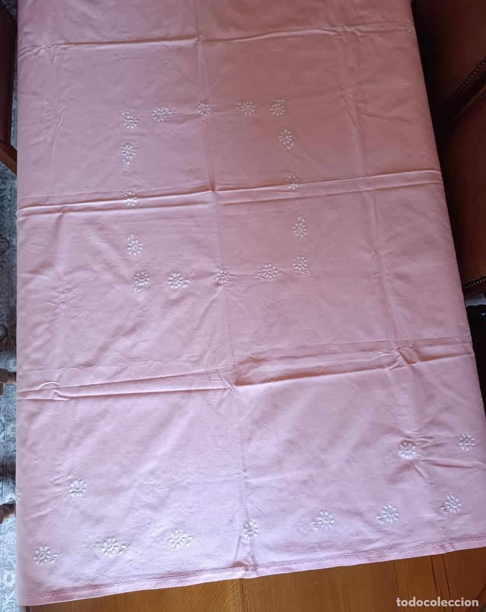 Artesan&iacute;a: Manteleria de crepe rosa - Foto 9