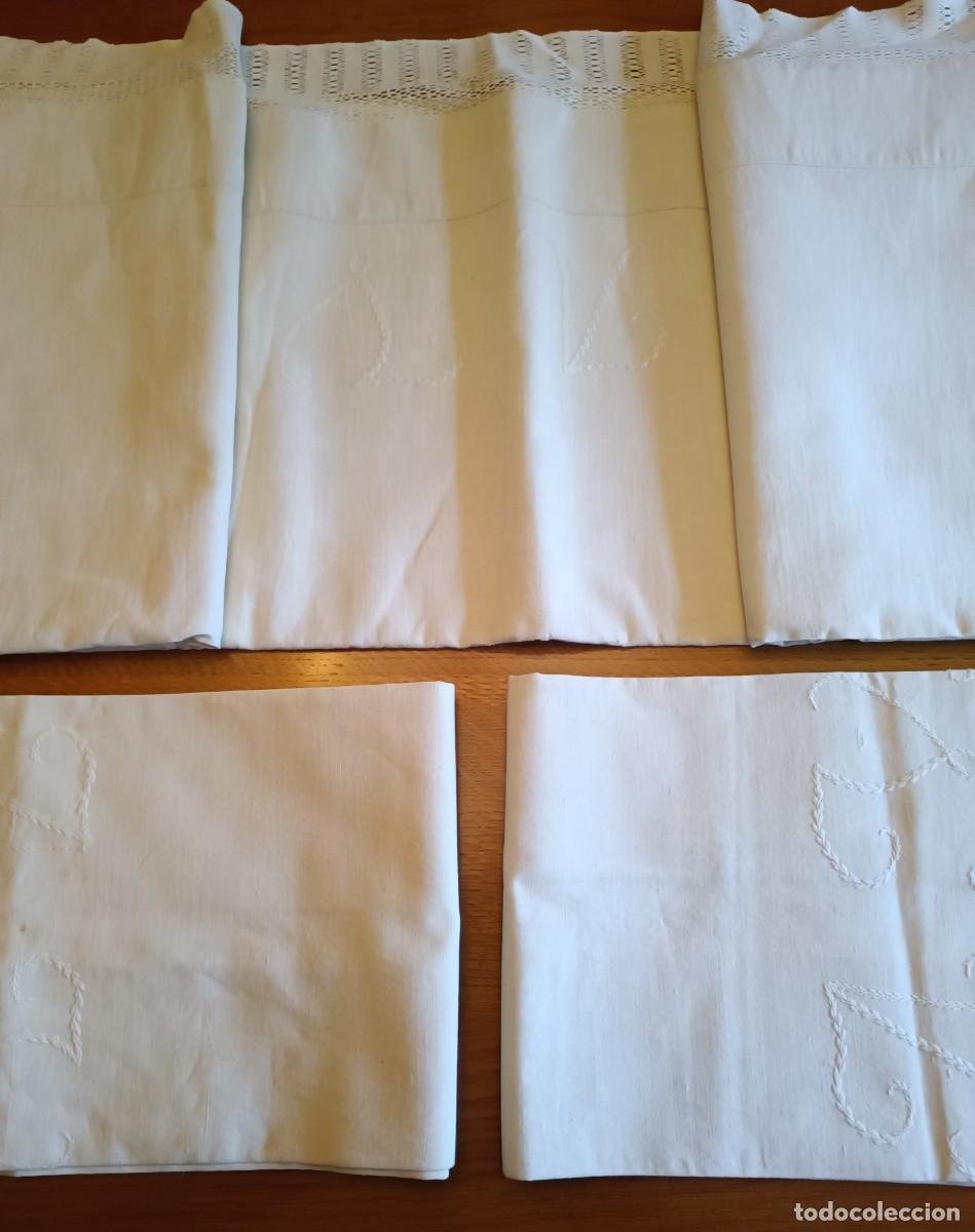 Artesan&iacute;a: Juego de sabanas antiguo N&ordm;46 - Foto 2