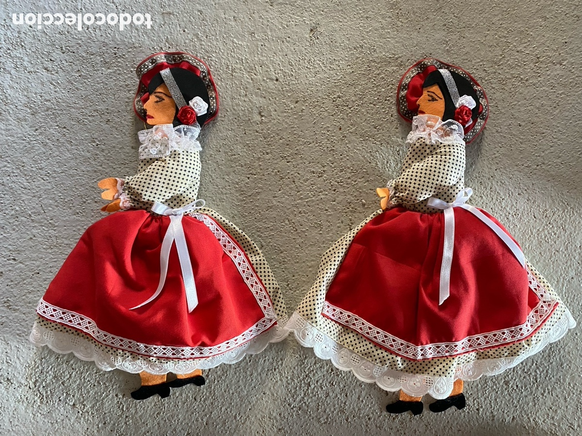 Artesan&iacute;a: &iexcl;Mu&ntilde;ecas de tela flamencas hechas a mano! . Lote 2.
