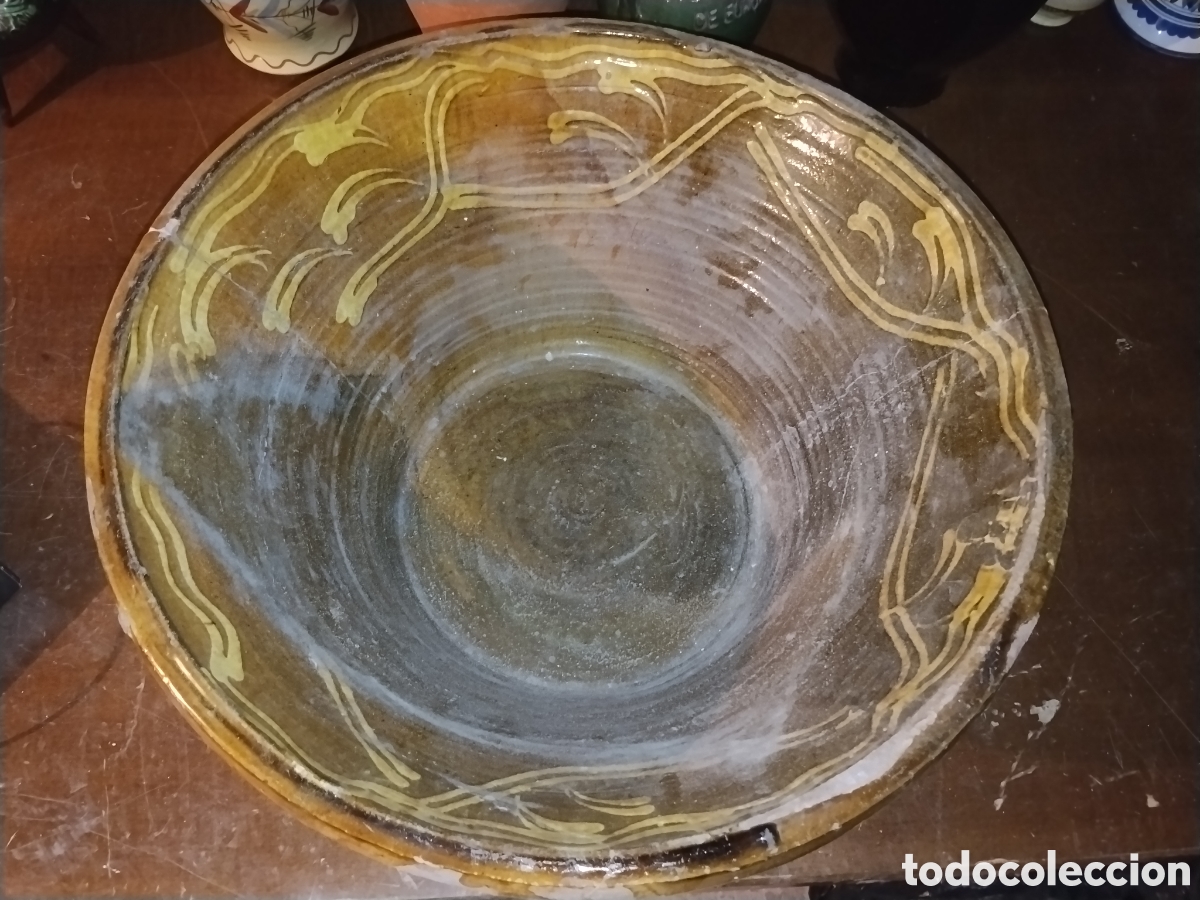 Artesan&iacute;a: Lebrillo antiguo la&ntilde;ado