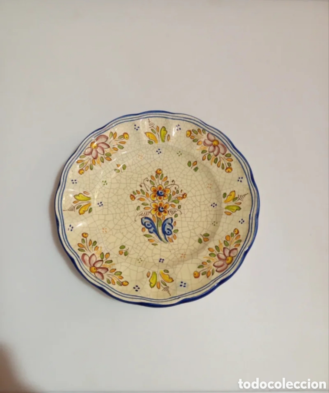 Artesan&iacute;a: Plato talavera &Oacute;scar