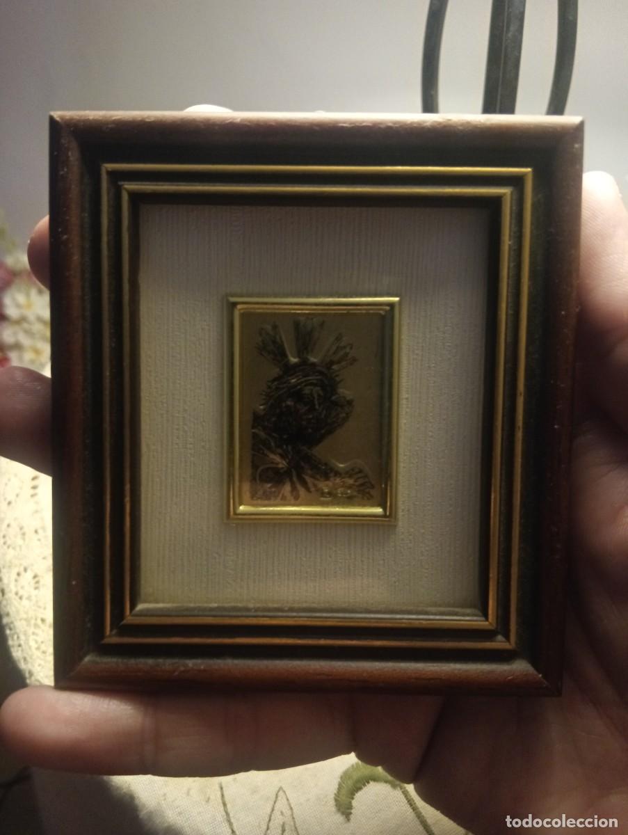 Artesan&iacute;a: Cuadro peque&ntilde;o en plata de Jes&uacute;s del Gran Poder. Sevilla - Foto 2