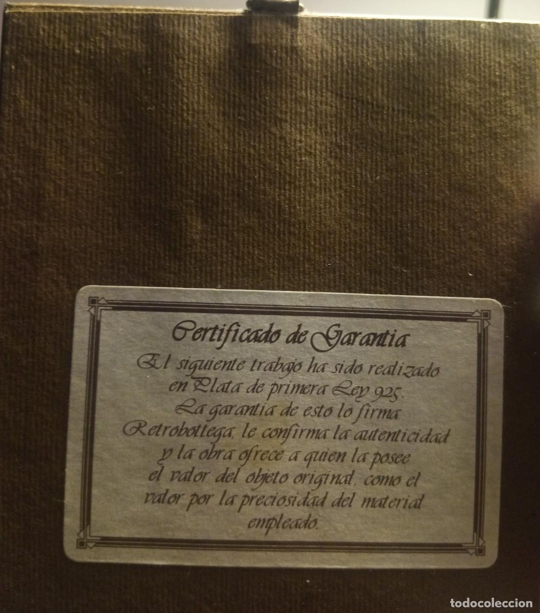 Artesan&iacute;a: Cuadro peque&ntilde;o en plata de Jes&uacute;s del Gran Poder. Sevilla - Foto 4