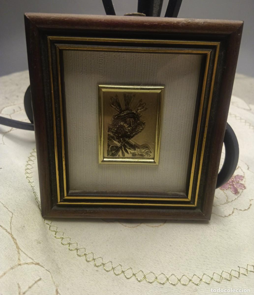 Artesan&iacute;a: Cuadro peque&ntilde;o en plata de Jes&uacute;s del Gran Poder. Sevilla - Foto 5