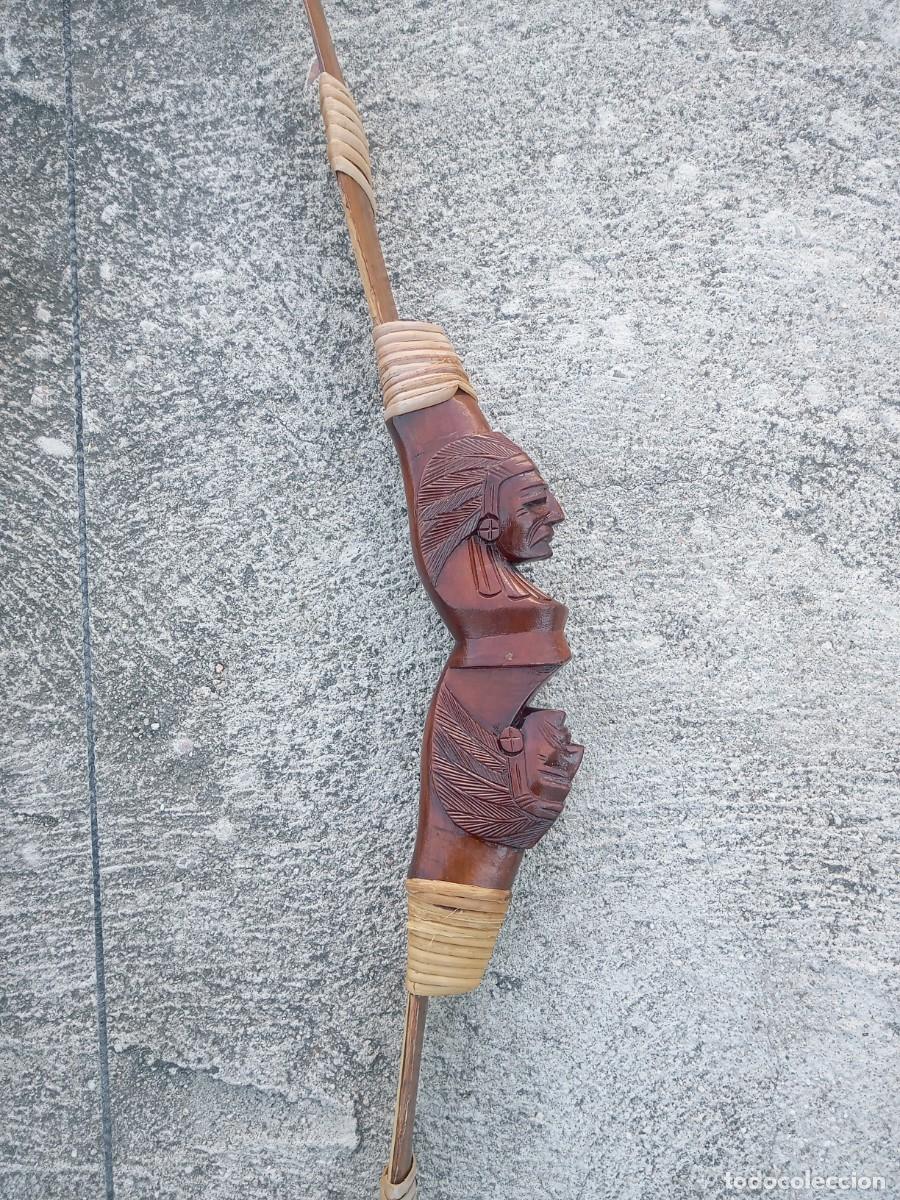 Artesan&iacute;a: BONITO JUEGO DE ARCO CON FLECHAS Y ESPOSITOR - Foto 2