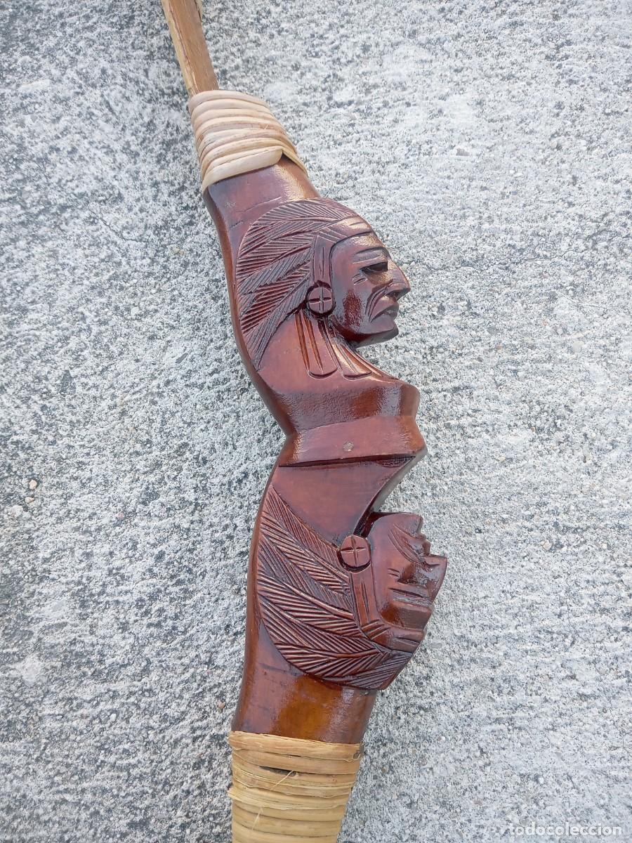 Artesan&iacute;a: BONITO JUEGO DE ARCO CON FLECHAS Y ESPOSITOR - Foto 5
