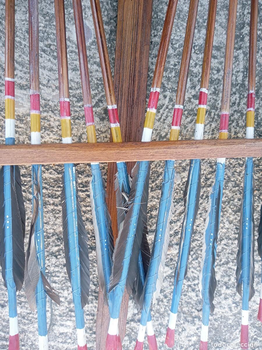 Artesan&iacute;a: BONITO JUEGO DE ARCO CON FLECHAS Y ESPOSITOR - Foto 10