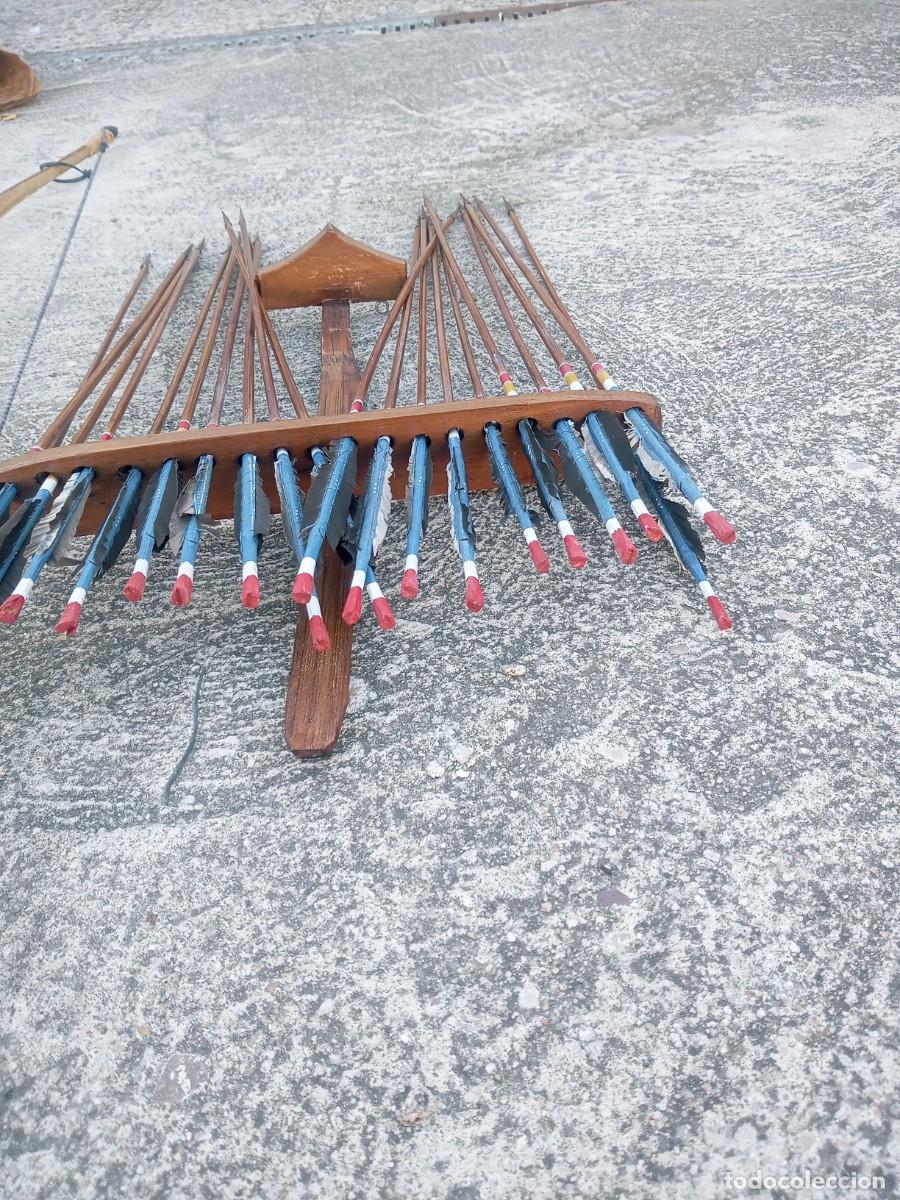Artesan&iacute;a: BONITO JUEGO DE ARCO CON FLECHAS Y ESPOSITOR - Foto 12