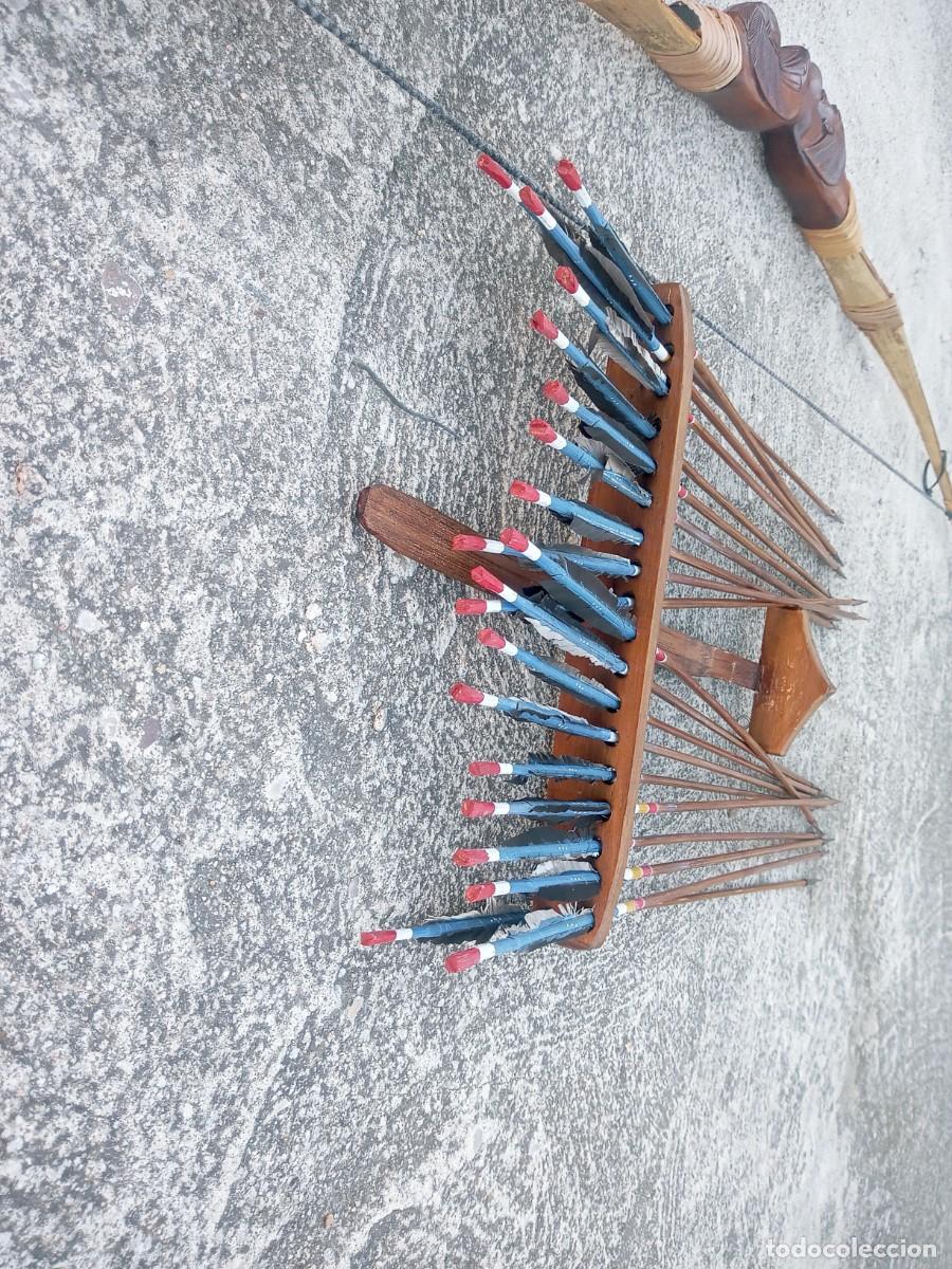 Artesan&iacute;a: BONITO JUEGO DE ARCO CON FLECHAS Y ESPOSITOR - Foto 13