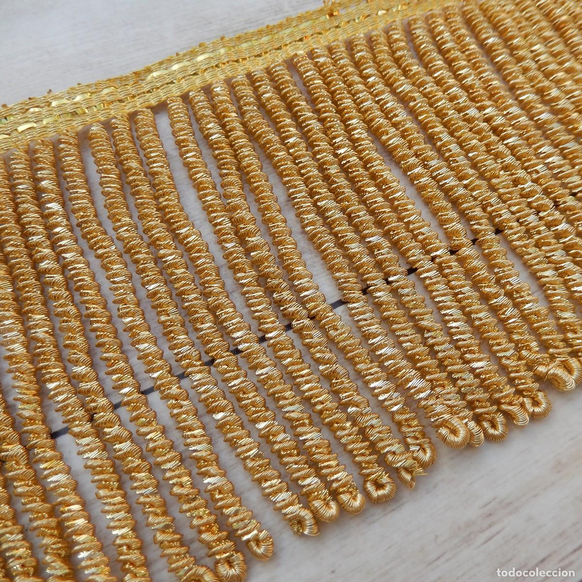 Artesan&iacute;a: Fleco de canel&oacute;n de Oro - 10 CM - Foto 2