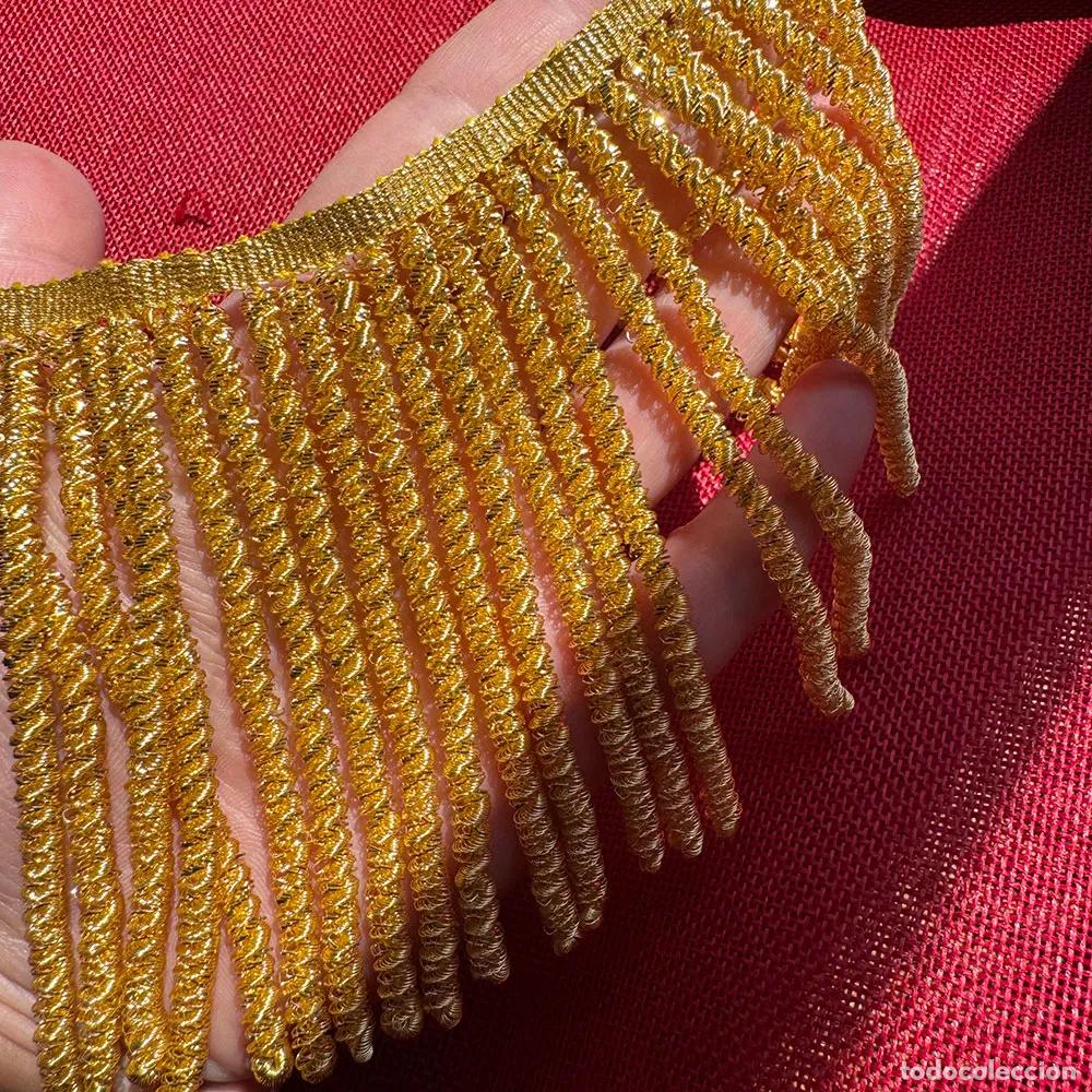 Artesan&iacute;a: Fleco de canel&oacute;n de Oro - 10 CM - Foto 3