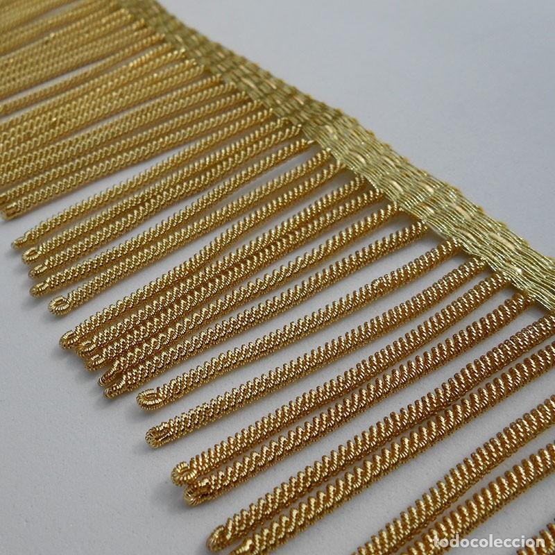 Kunsthandwerk: Fleco de canutillo de oro met&aacute;lico - 5 CM