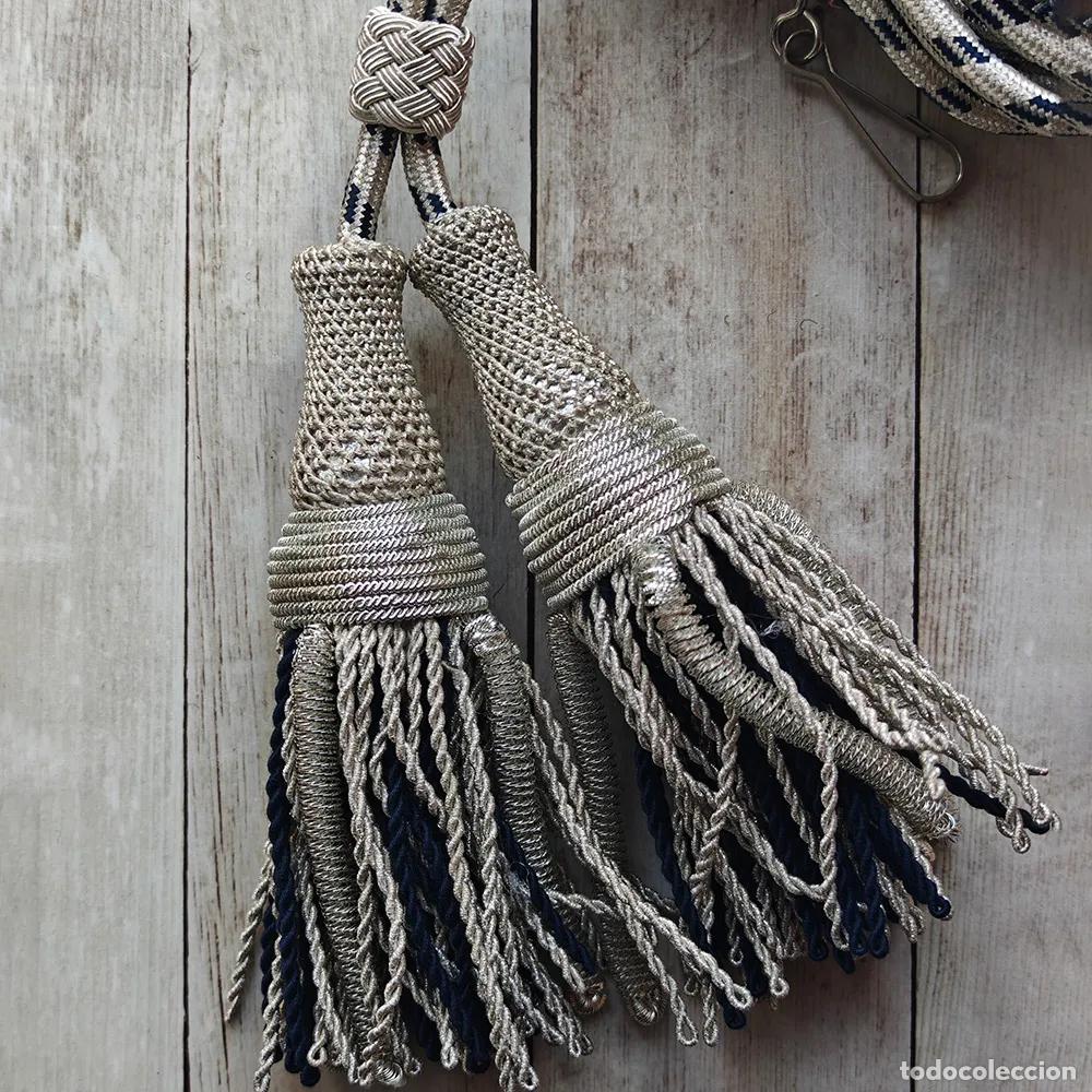 Artesan&iacute;a: C&iacute;ngulo de plata y azul oscuro fabricado a mano 90cm - Foto 2